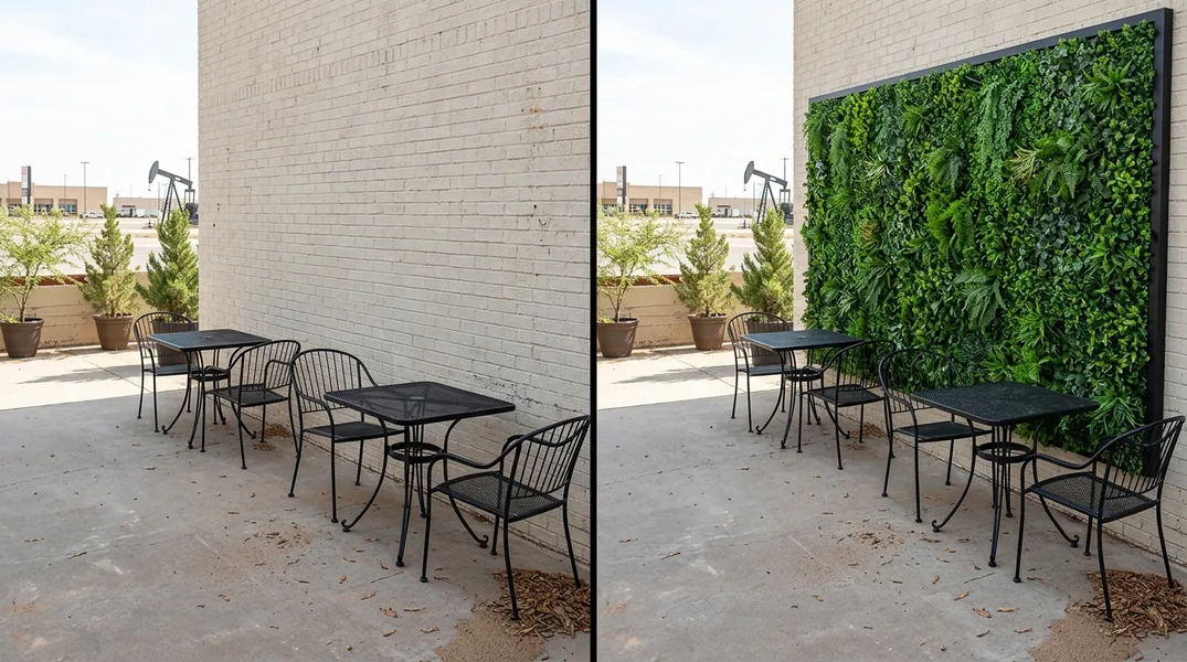 Result artificial grass installation in Odessa - Odessa Artificial Grass Installation